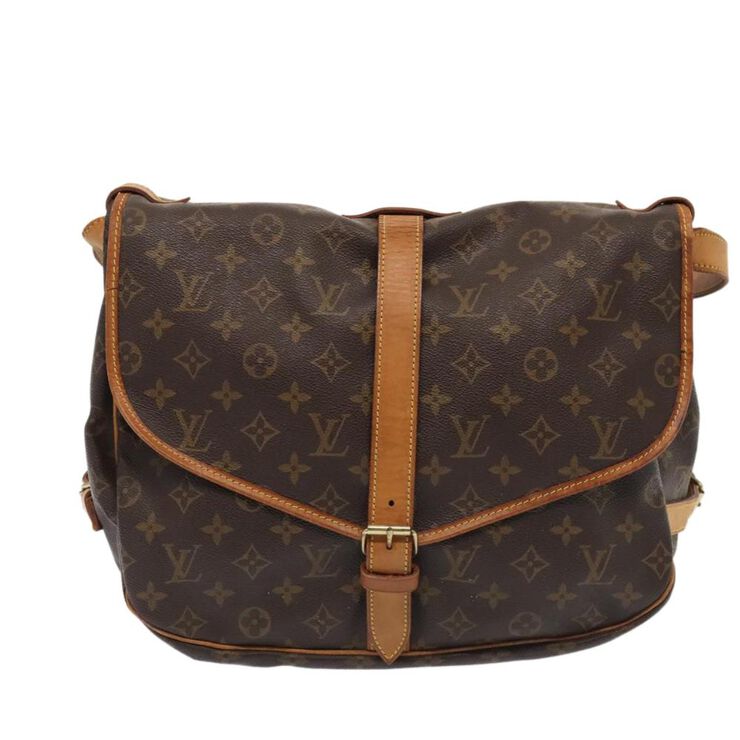 Louis Vuitton Vintage Louis Vuitton Saumur Brown