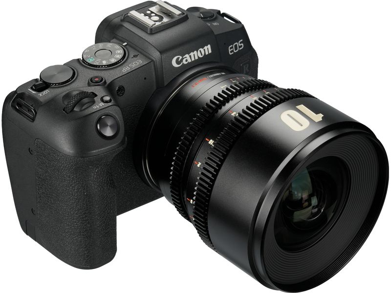 7Artisans Festbrennweite 10mm T/2.1 – Canon RF Kompaktes, leichtes Objektiv für Kameras mit Super35-Sensoren