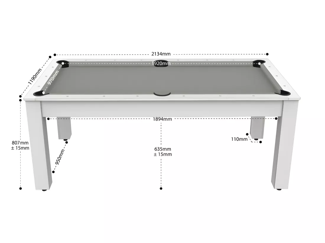 Table de Billard Convertible 