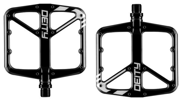 Paire de Pédales Plates Deity Supervillain Noir