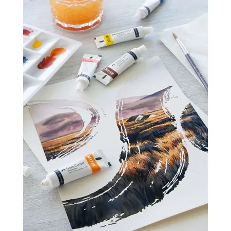 Faber-Castell Aquarellfarbe 12er Kartonetui
