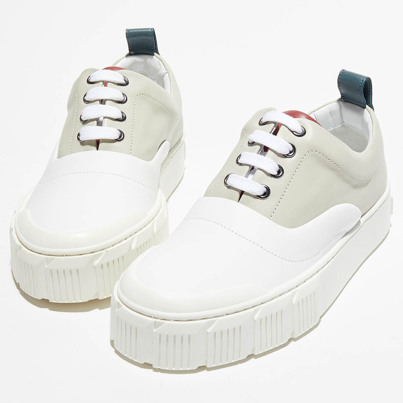 Pierre Hardy Sneakers Ollie blanc/bleu