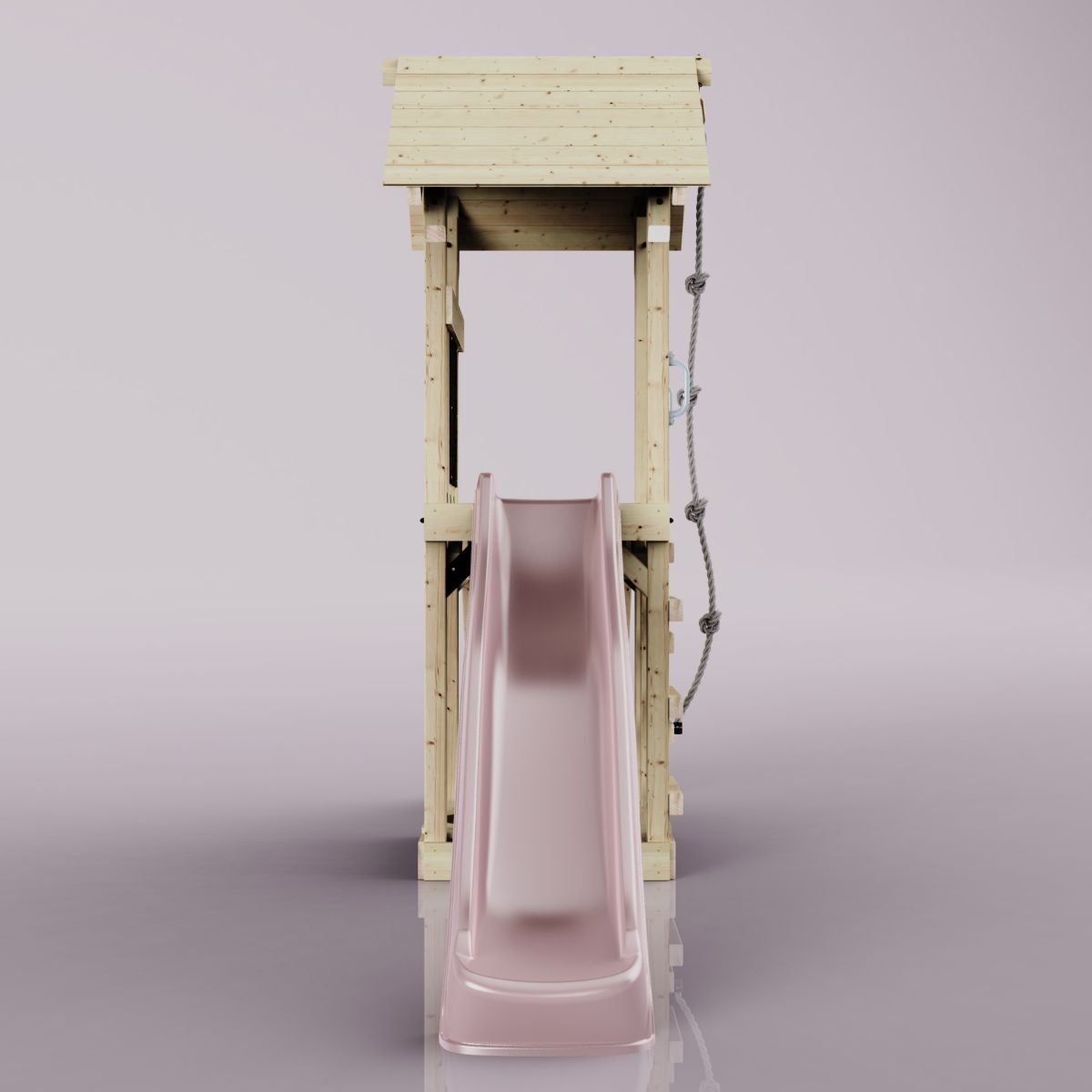 PolarPlay Lillehammer houten speeltoren in roze
