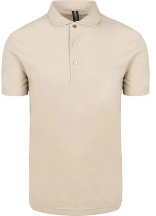Profuomo Poloshirt Luxury Knitted Beige PPWD10022B-F kopen