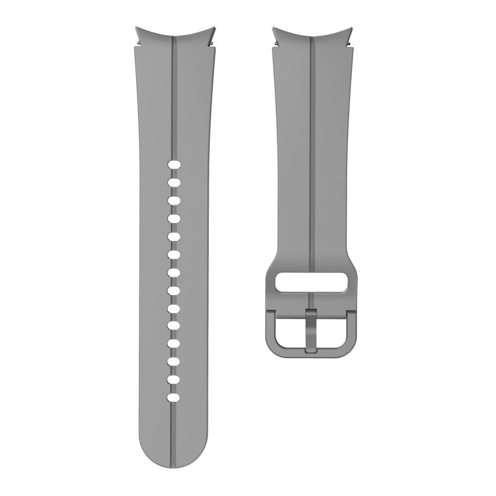 Samsung Galaxy Watch 7 (44mm) Ersatz Sport Silikon Armband Split Design (Gelenkumfang: 180 - 230mm) - Grau