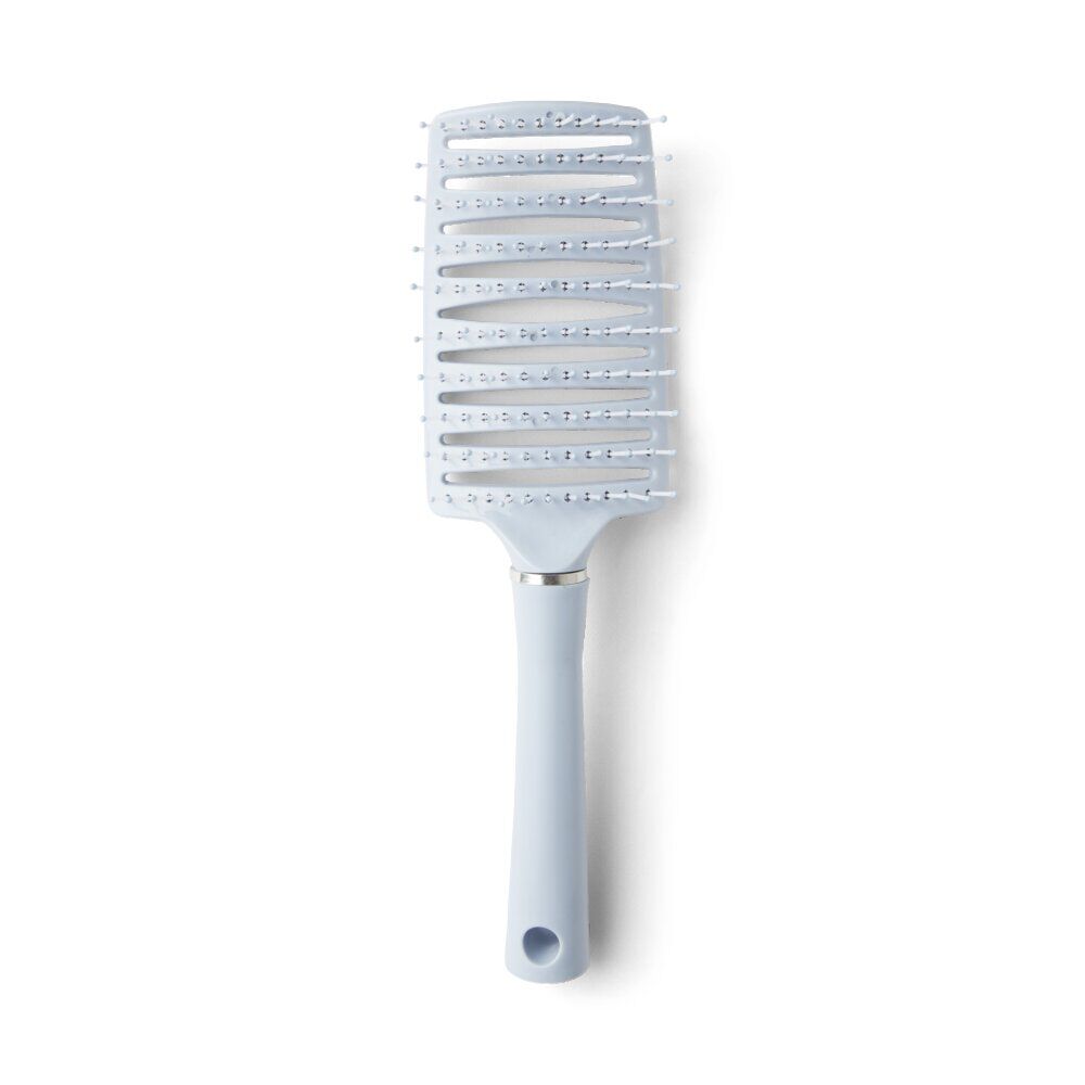 Brosse à cheveux en plastique 3 coloris