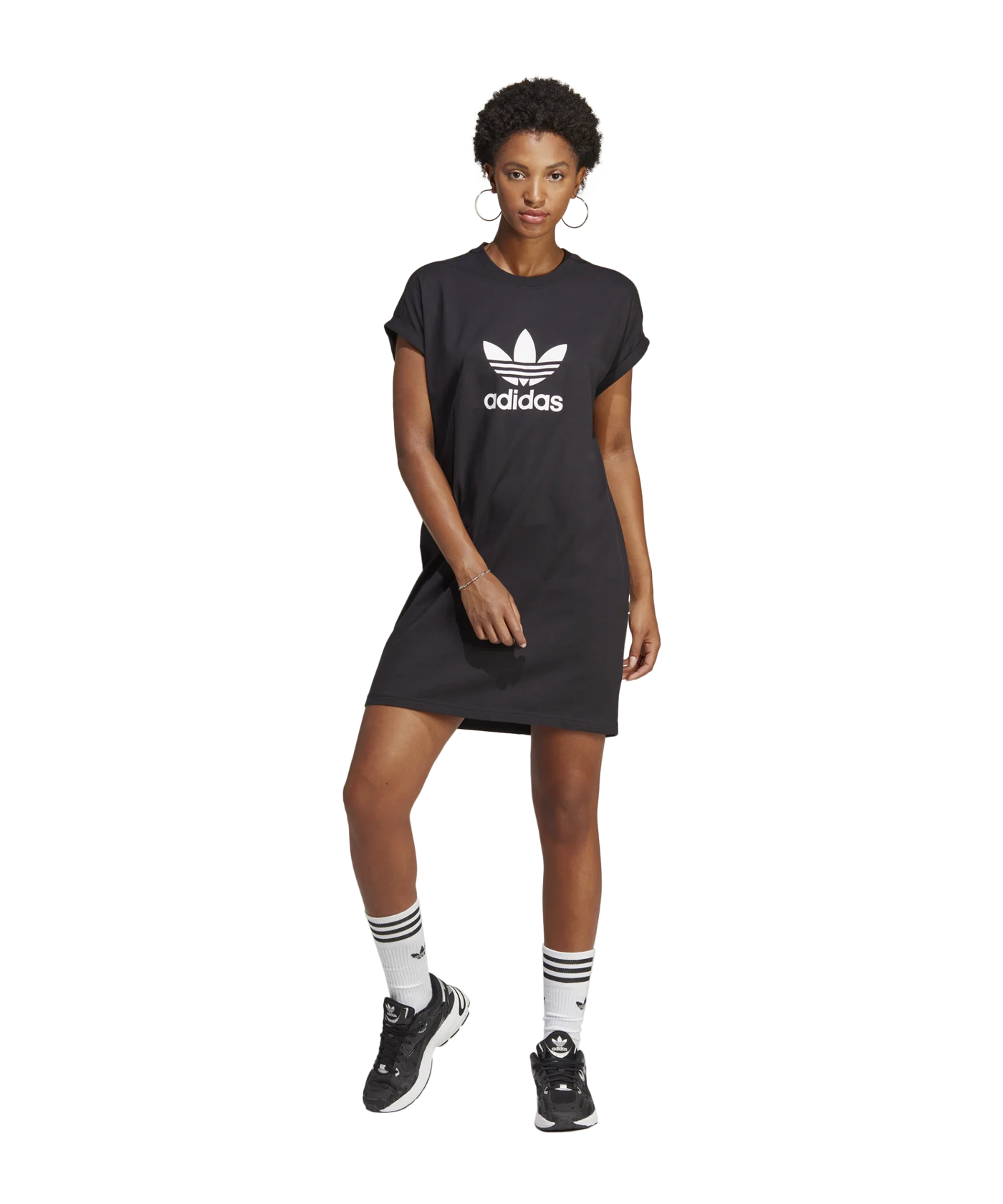 adidas Originals Adicolor Classics Trefoil Tee Dress Black