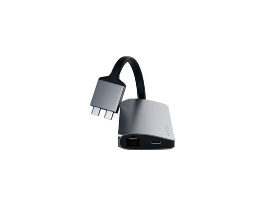 SATECHI - Câble USB Hub multimédia double usb-c