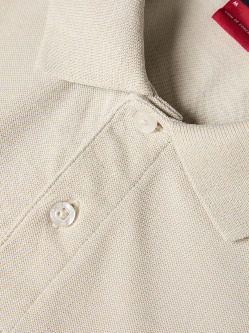 Polo piqué regular fit de algodão