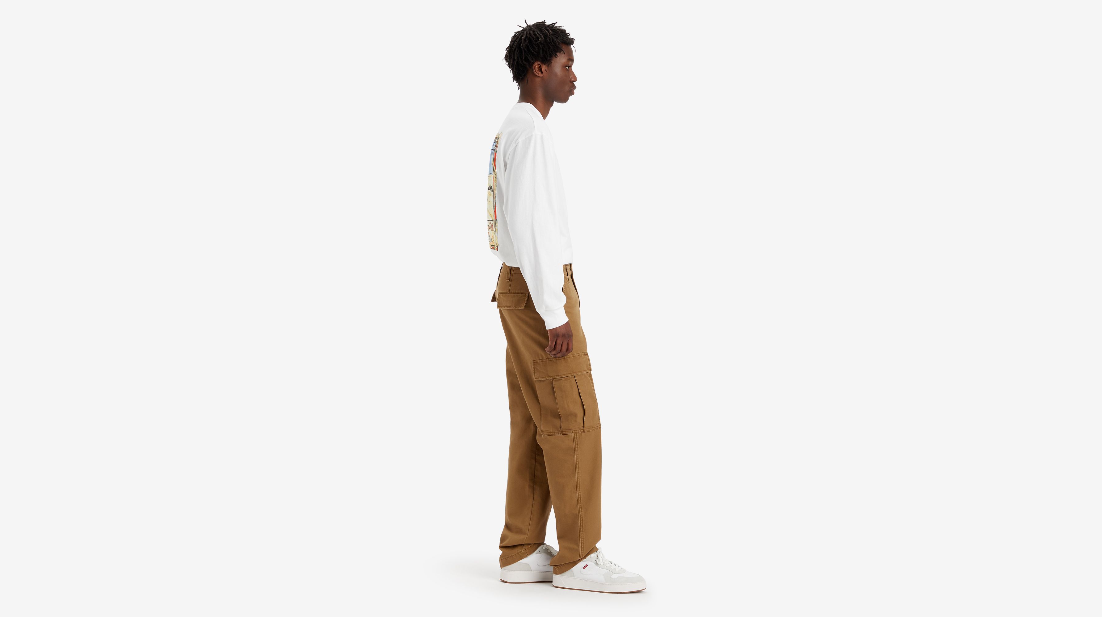 Pantalon XX Cargo Straight - Cougar Canvas - Marron