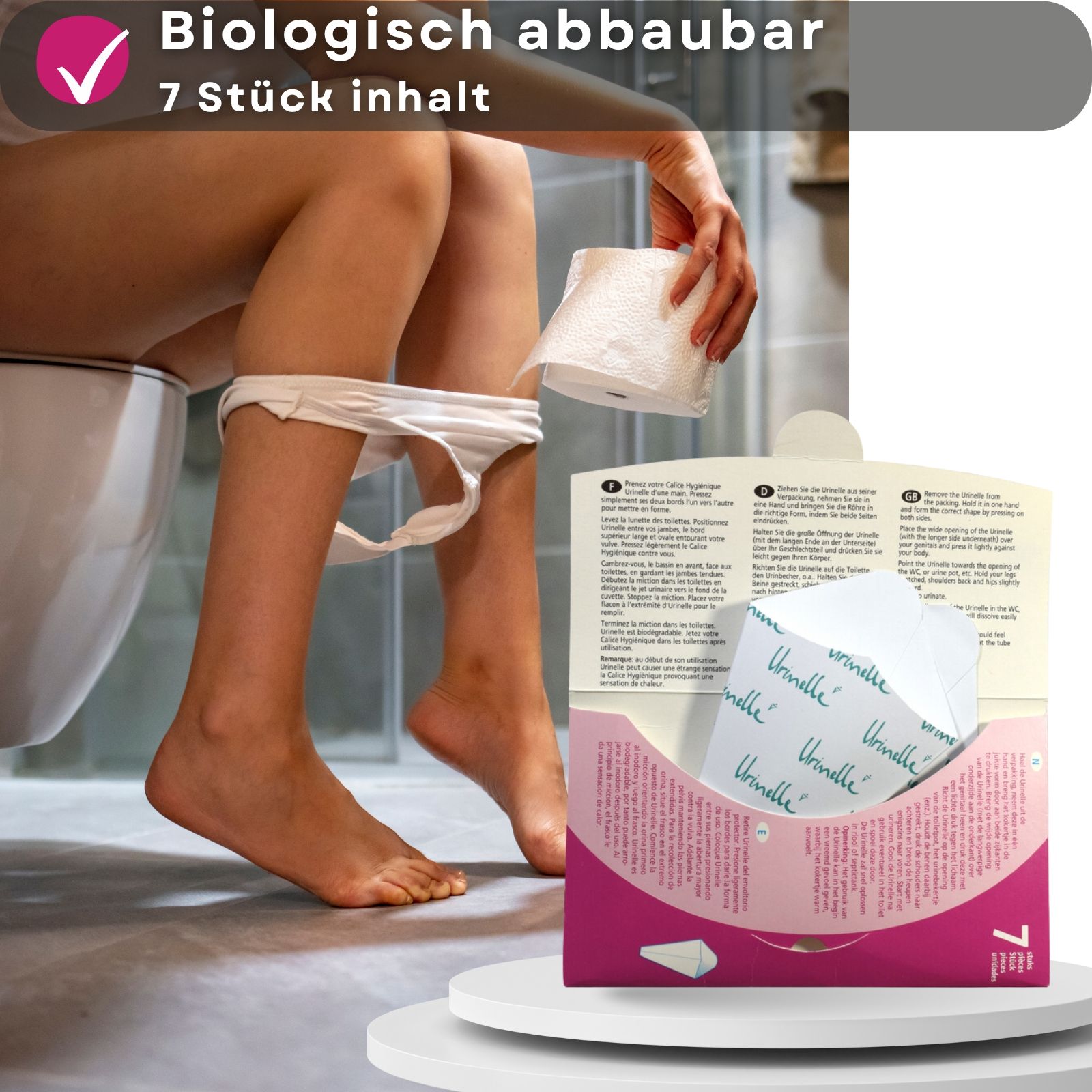 Lovelyness - Urinelle für Frauen - Reiseurinal