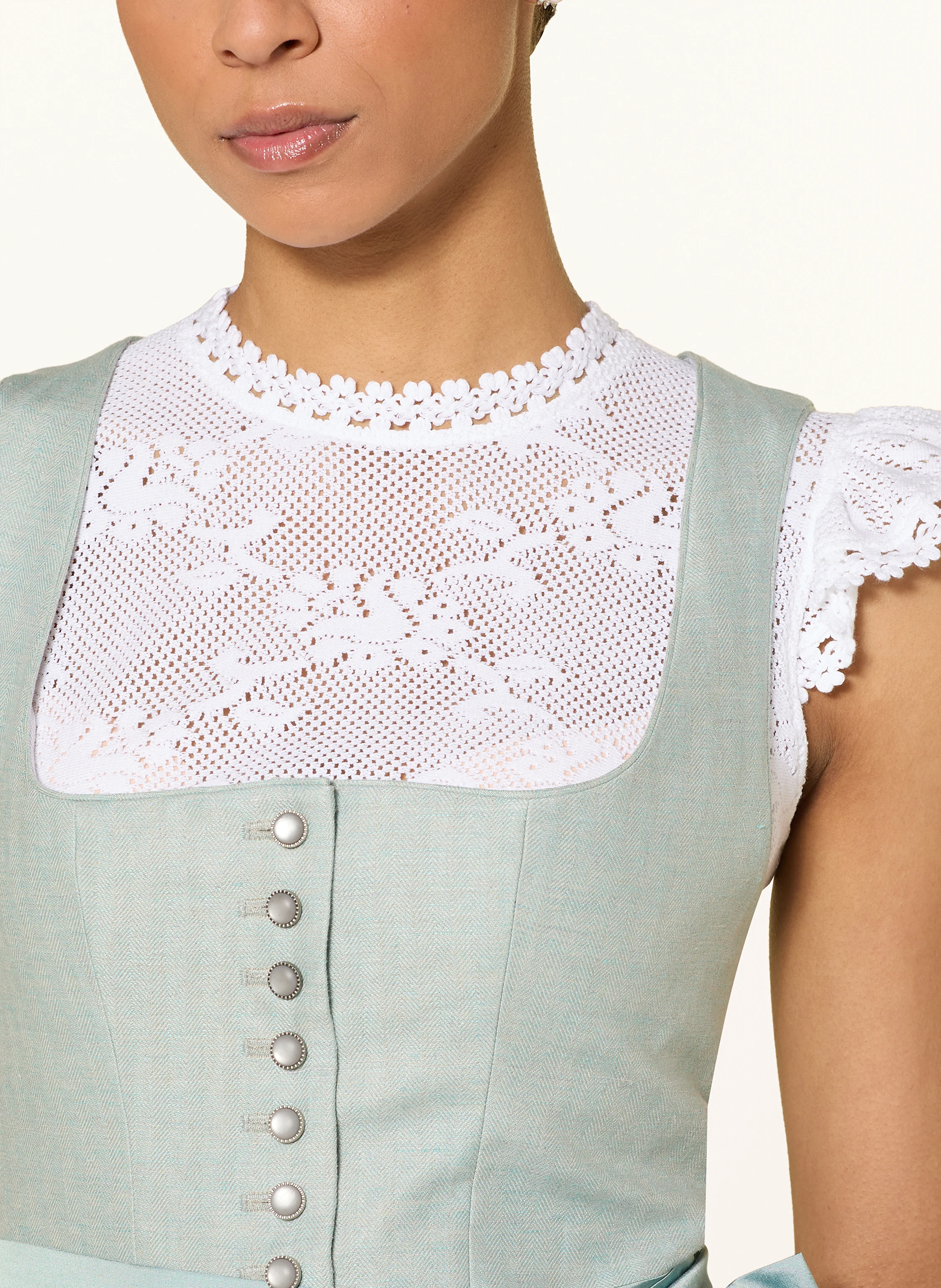 Hammerschmid Dirndlbluse DIANA mit Spitze