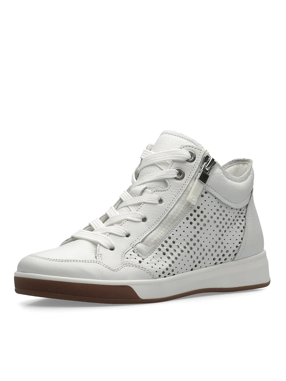 Hightop Sneaker Rom weiß