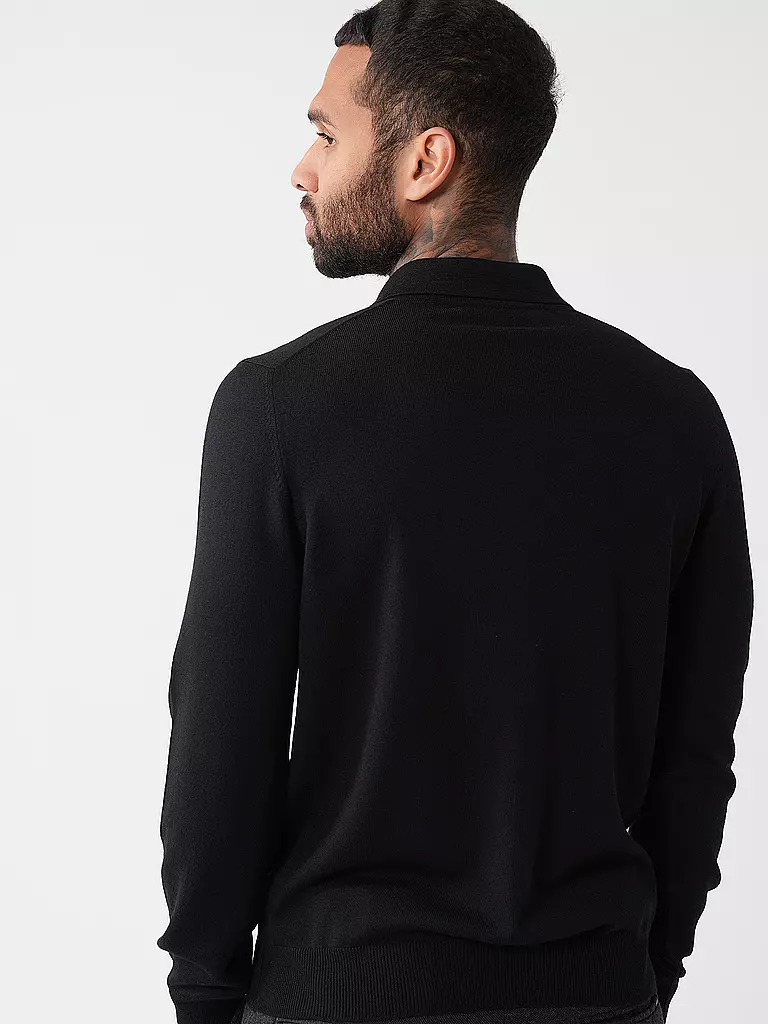 GRAN SASSO Poloshirt  schwarz