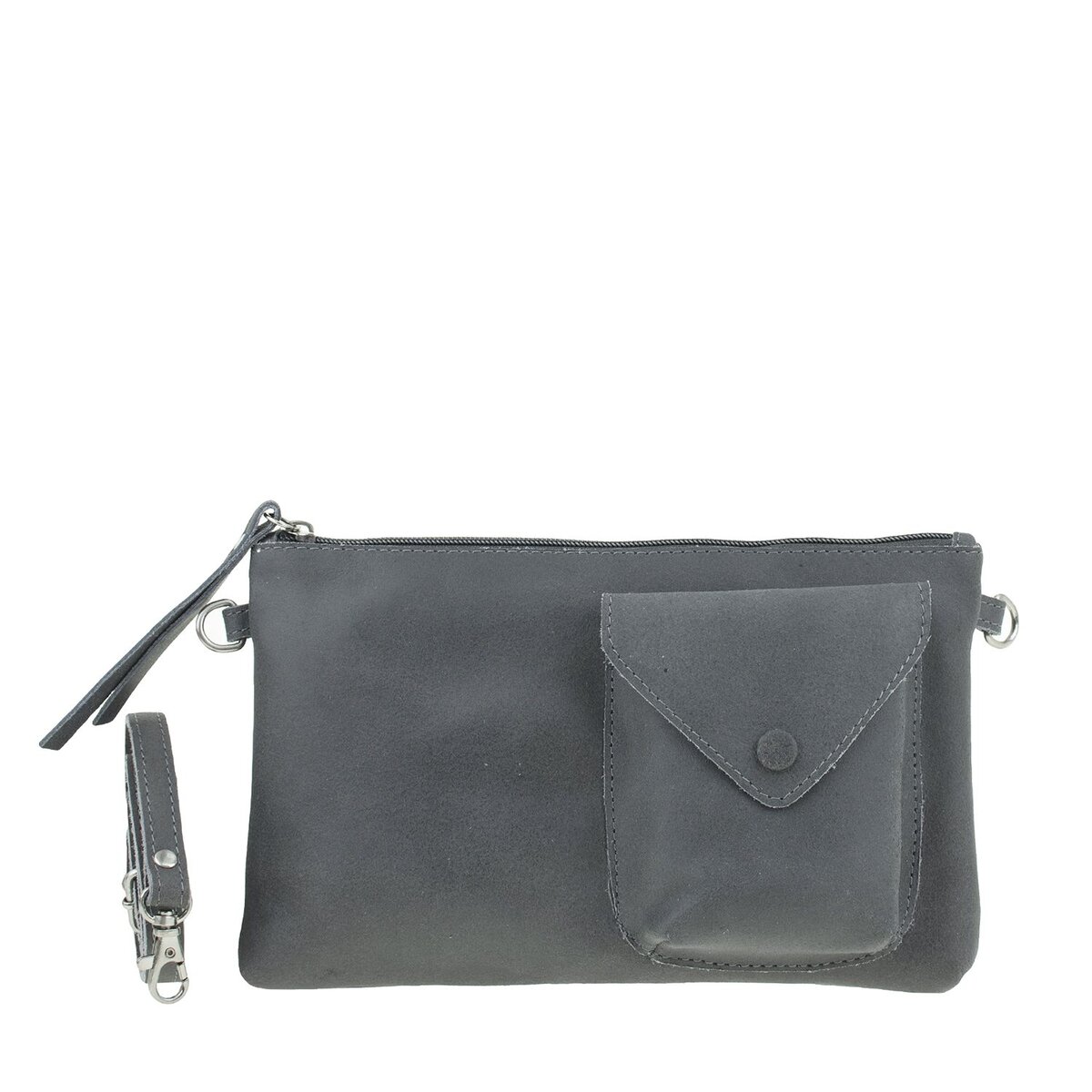 DSTRCT Riverside Crossbody Wallet Bag Grey
