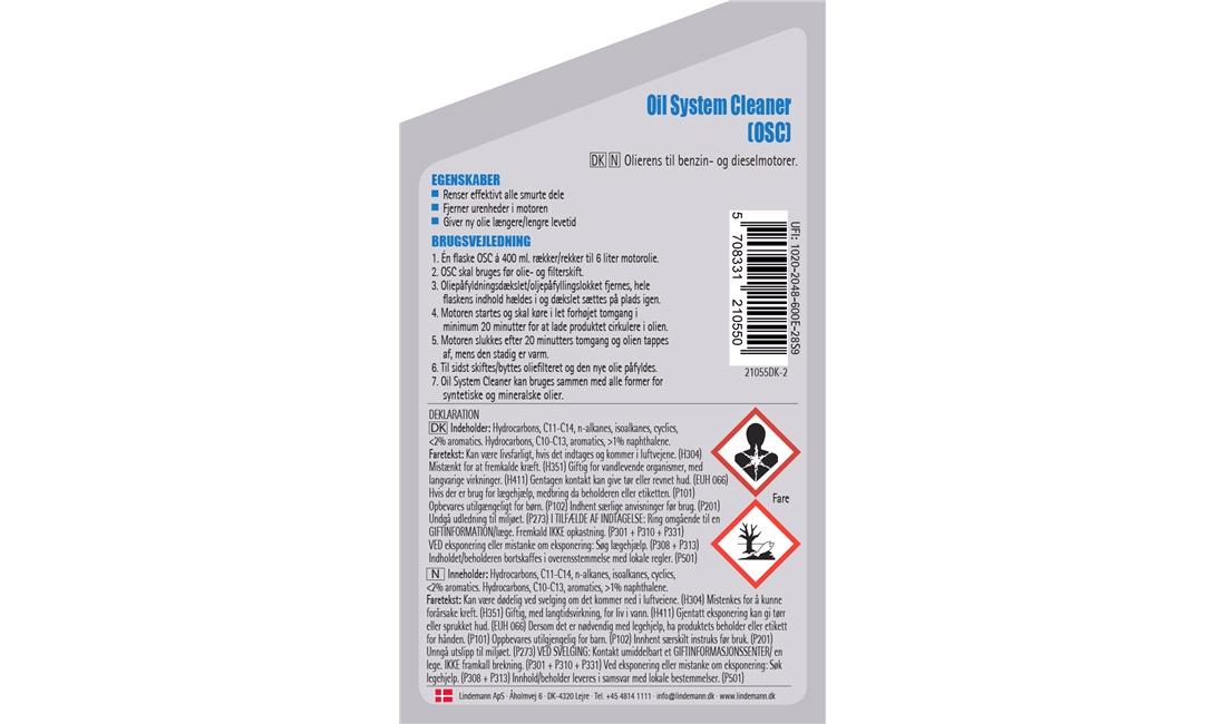 Lindemann Oil System Cleaner