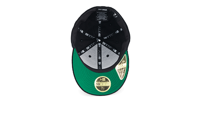 59FIFTY Low Profile Black Corduroy Cap - 48h Delivery