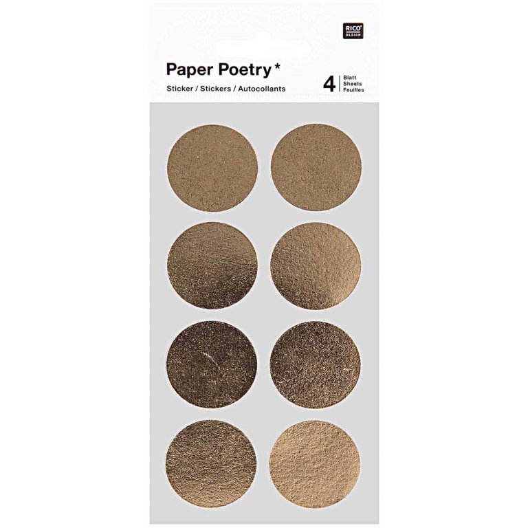 Sticker Paper Poetry Punkte