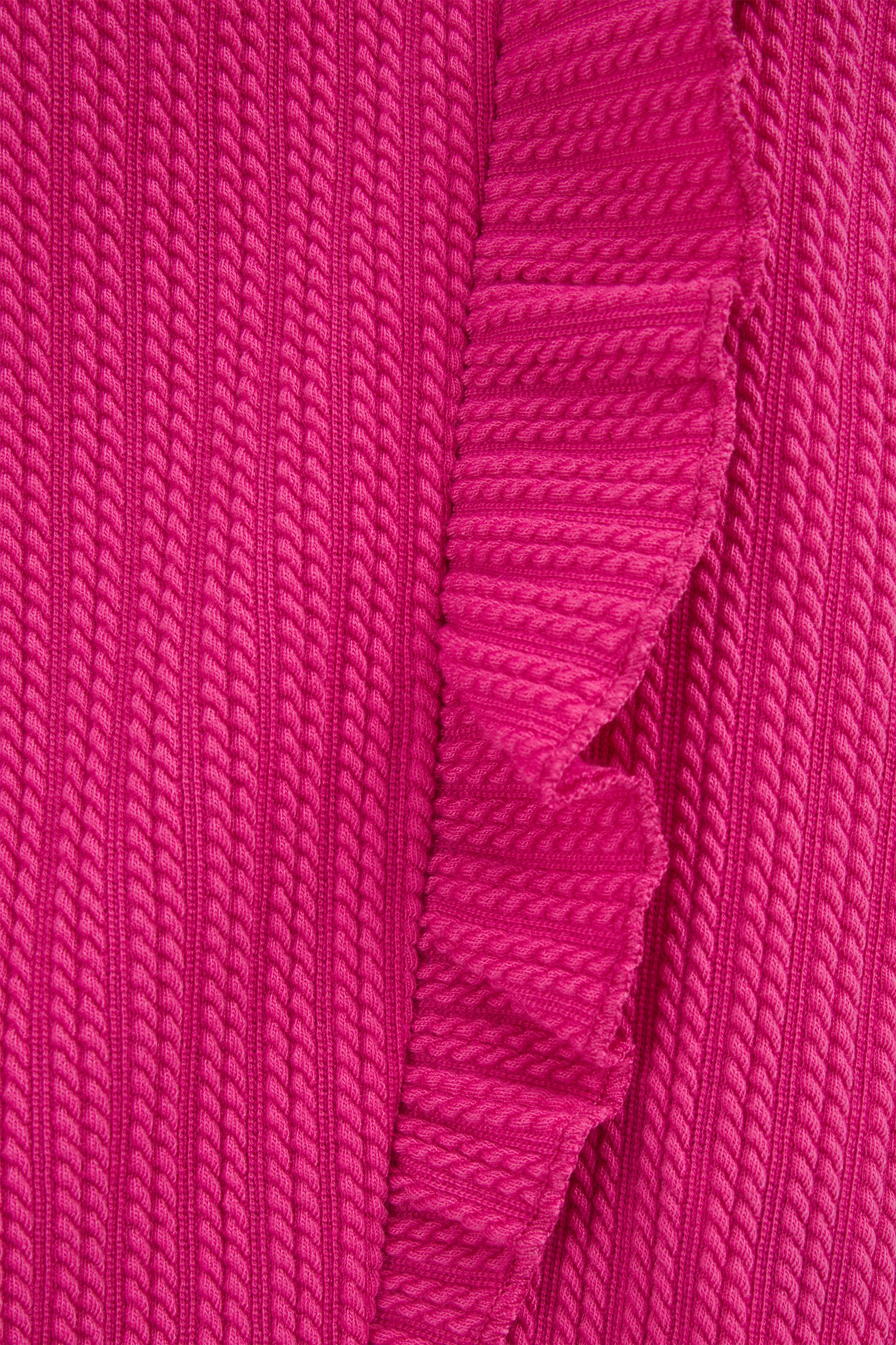 Meisjes sweater met structuur WE Fashion Fuchsia