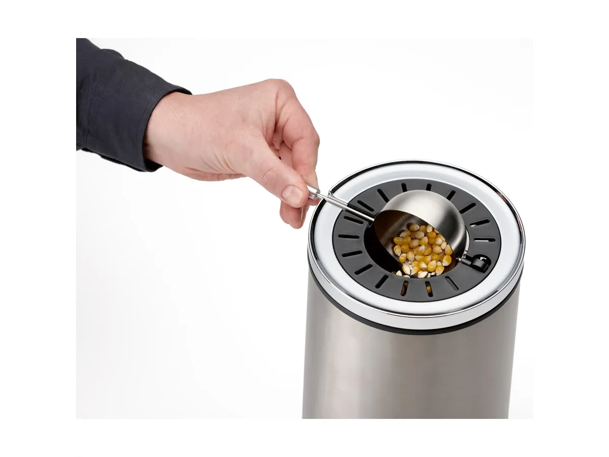 Pop & Fun Popcorn Maker Heissluft Popcornmaschine (97963) - Silber