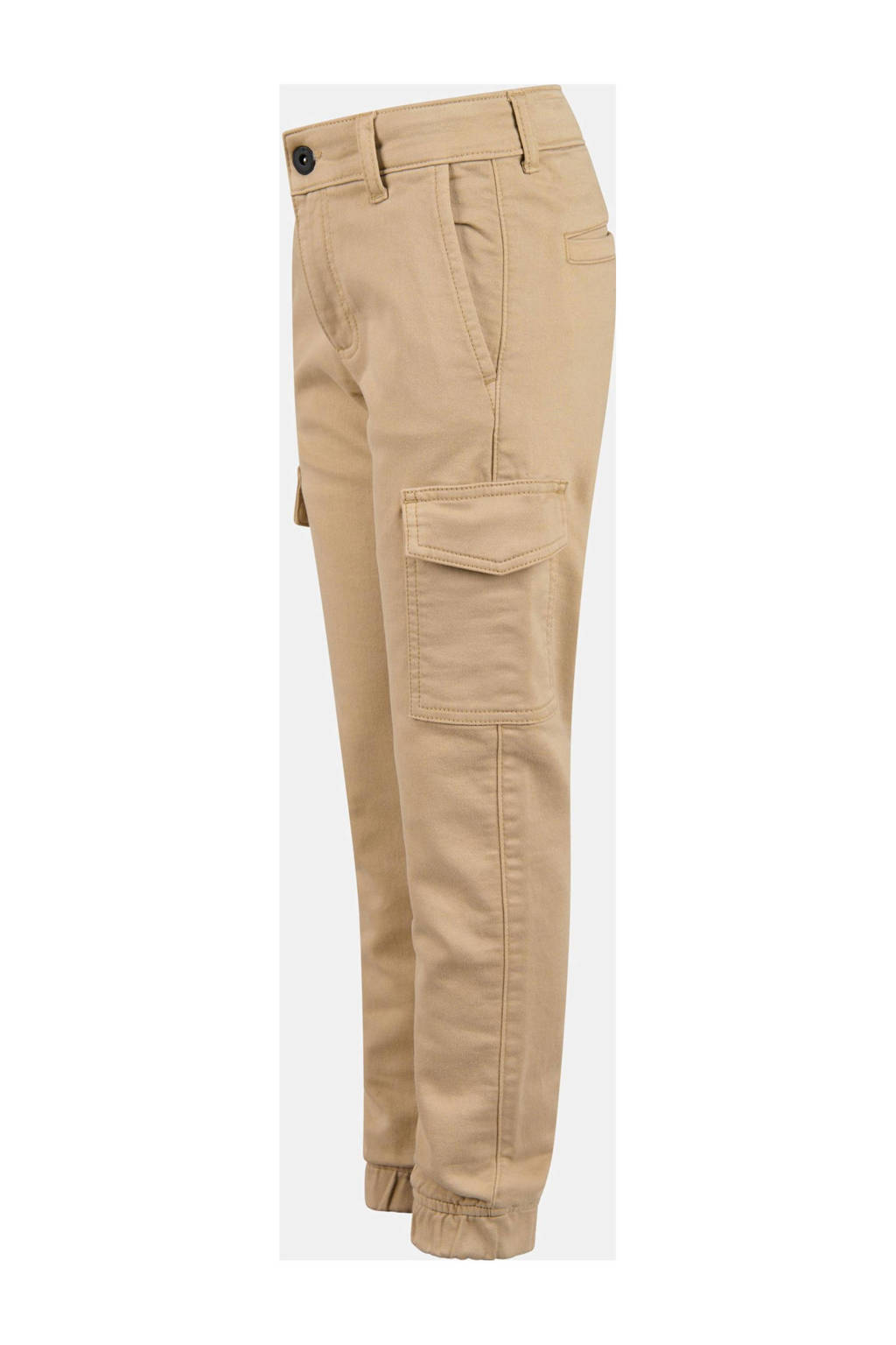Shoeby tapered fit cargobroek zand
