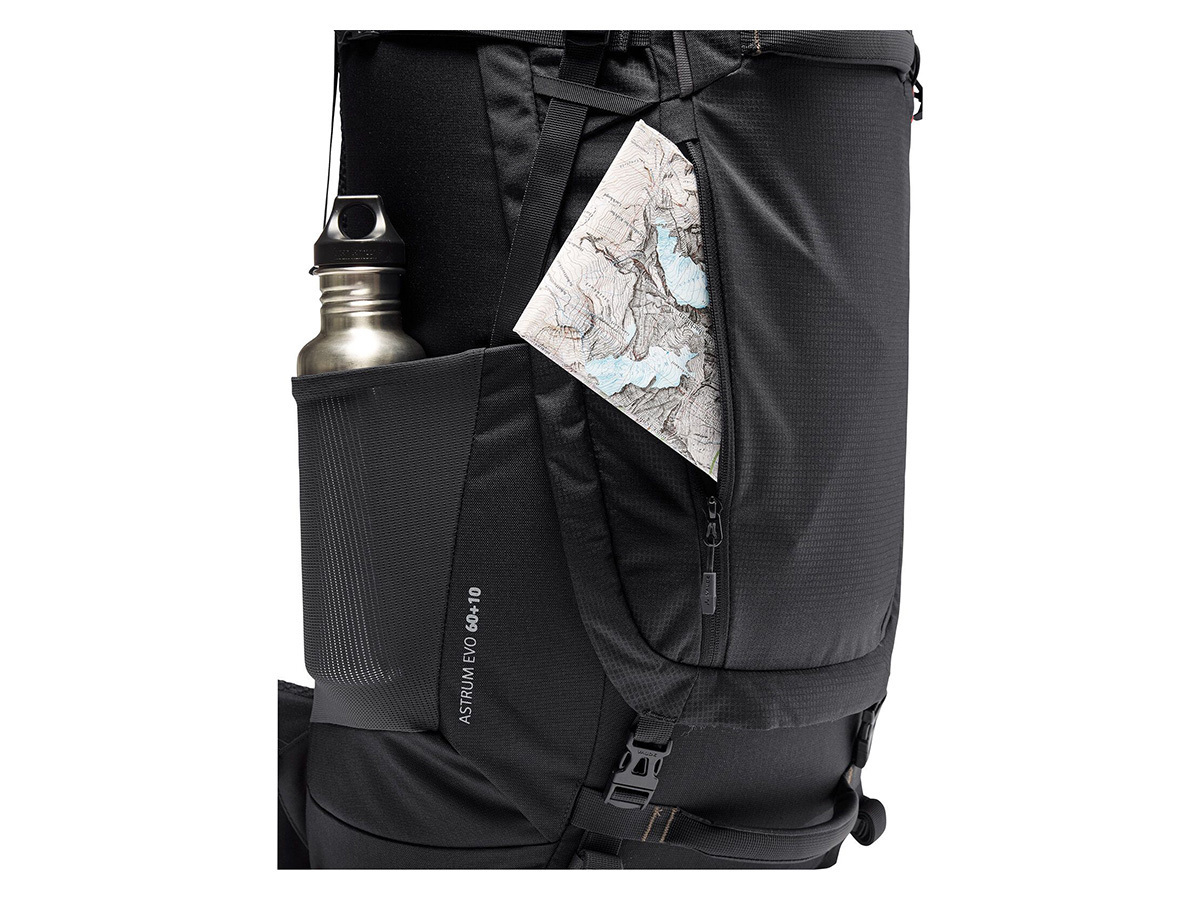 Vaude Astrum EVO 60+10 rugzak - Black