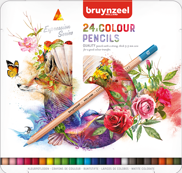 Bruynzeel Expression Fargeblyanter 24-sett