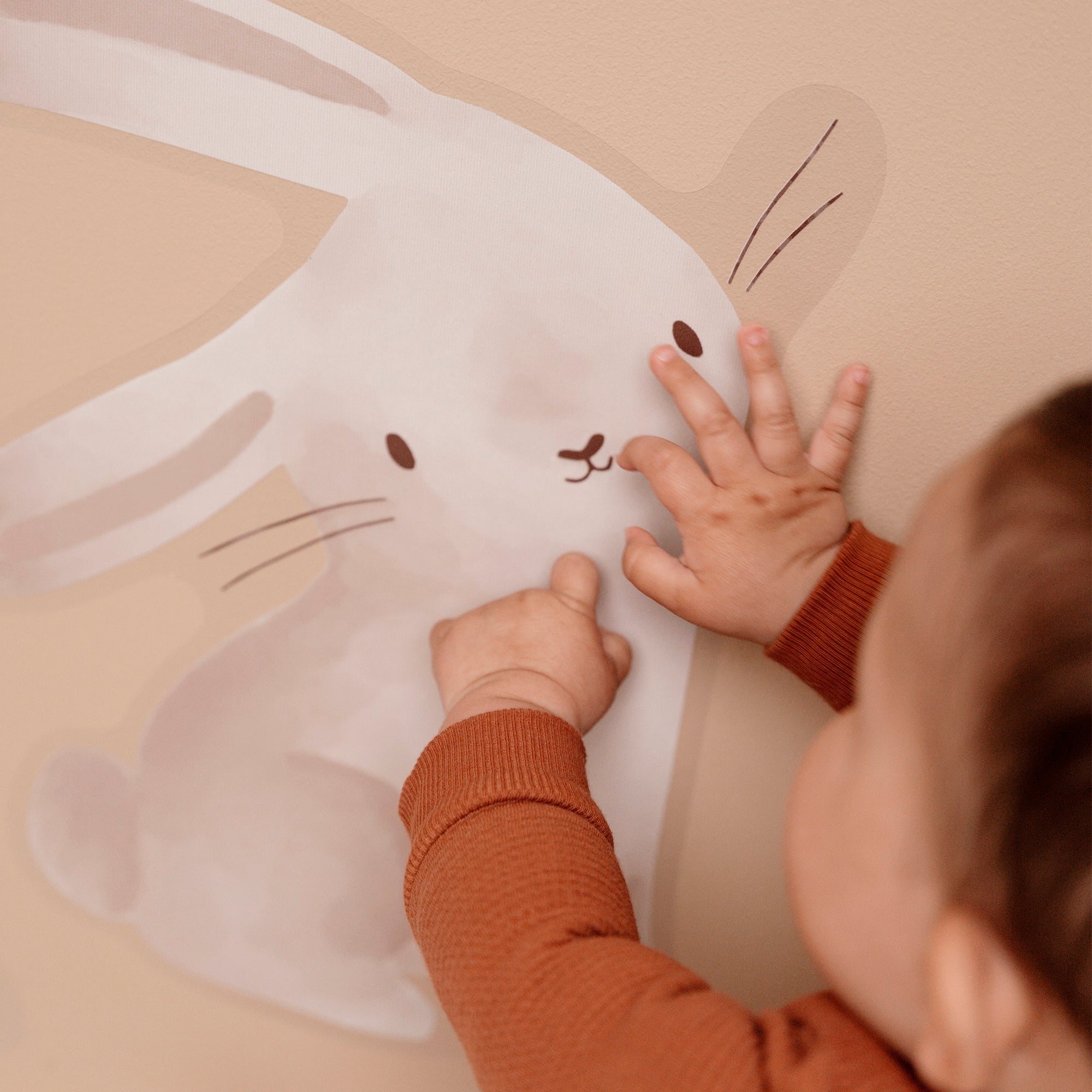 Little Dutch Baby  Bunny Muurstickers - 42x30cm - Konijnen