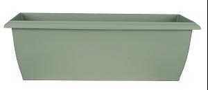 JARDINIERE EVOLUTION GRANDE L.69CM VERT ARGILE 18L