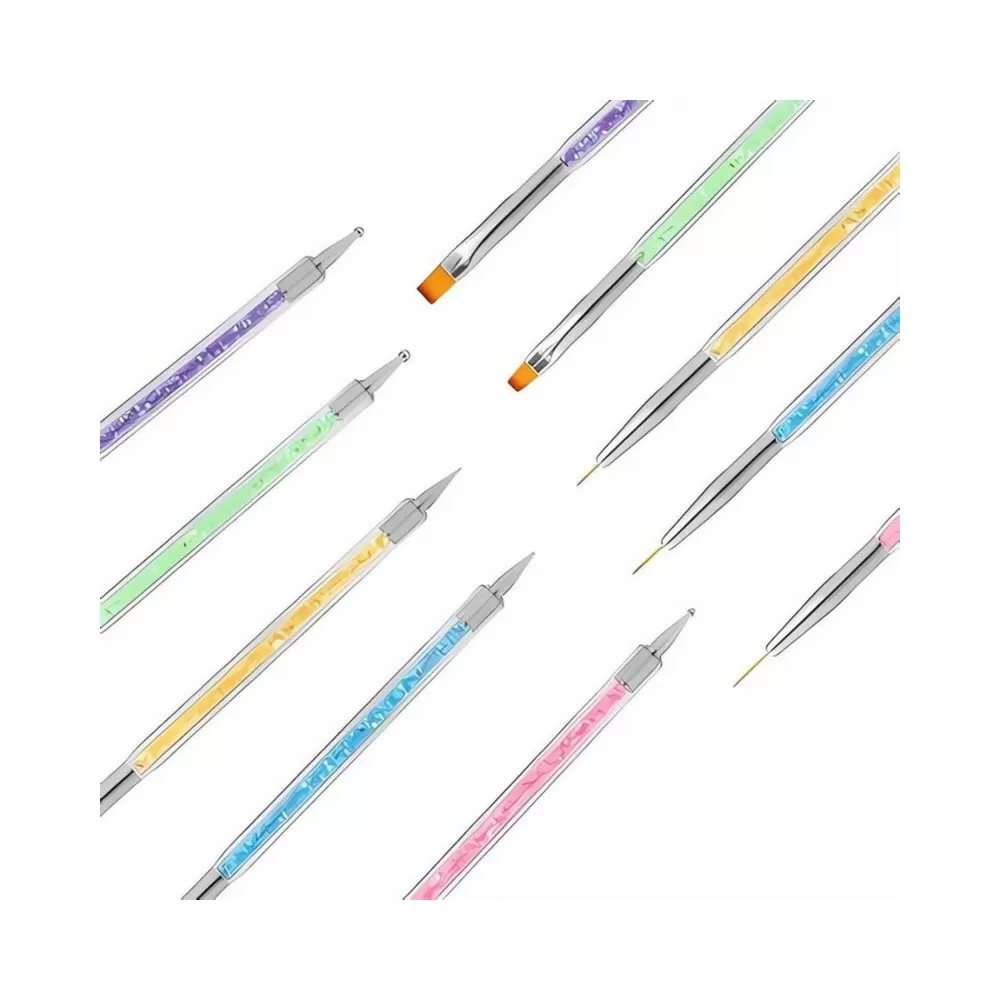 UNIQ Nail Art & Dotting Brushes - 5 stk.