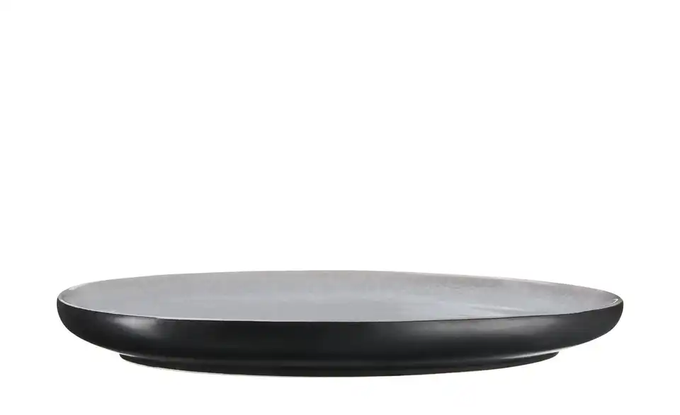 Peill+Putzler Servierplatte Como Schwarz, matt, Grau 30 cm