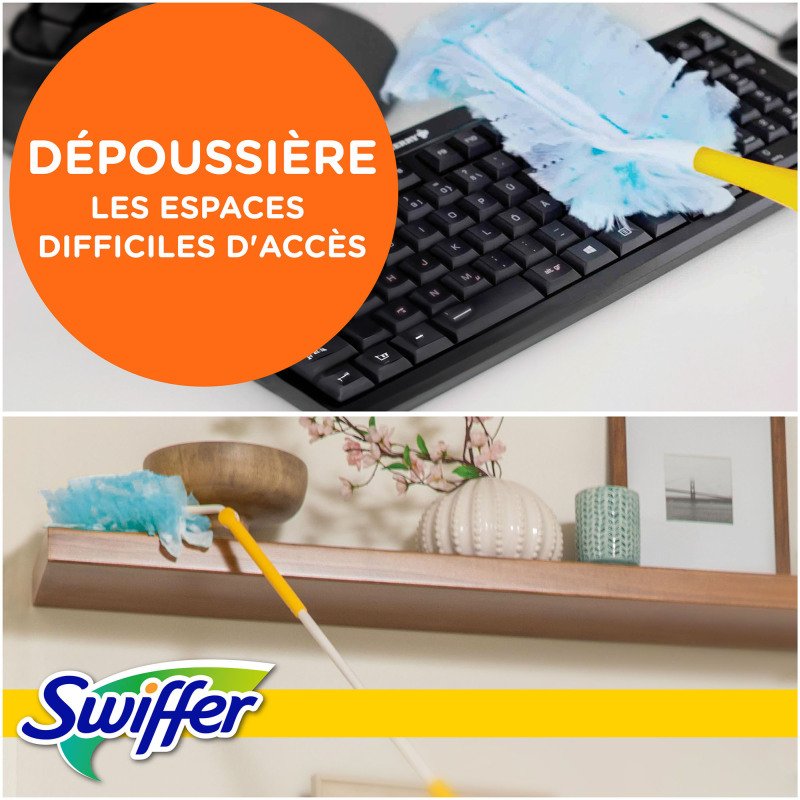 Recharges plumeaux Swiffer Febreze Ambipur - Boîte de 9