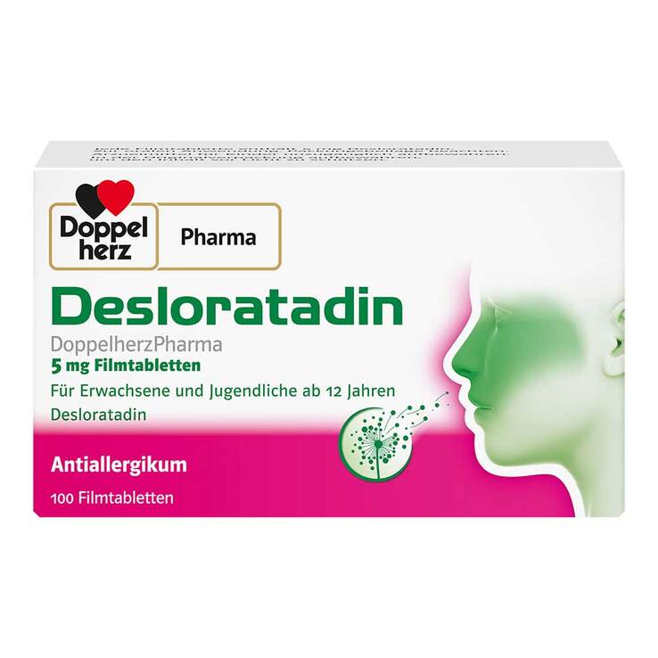 Desloratadin Doppelherzpharma 5 mg Filmtabletten, 100 St