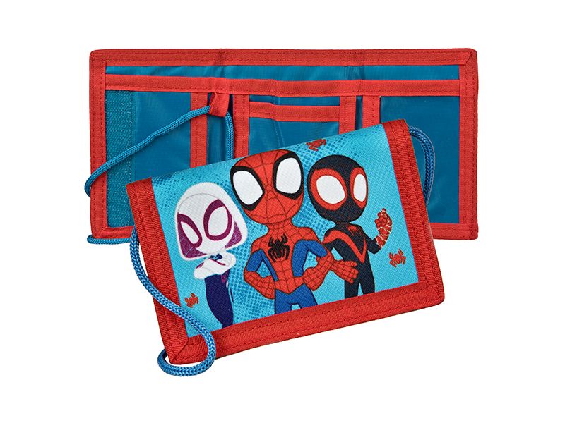 Undercover Portemonnaie Spidey 13 cm x 8 cm Geldbeutel mit Umhängeschnur