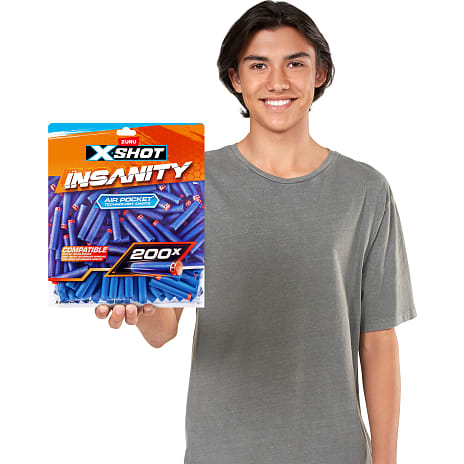 X-shot Insanity genopfyldningspakke med 200 pile