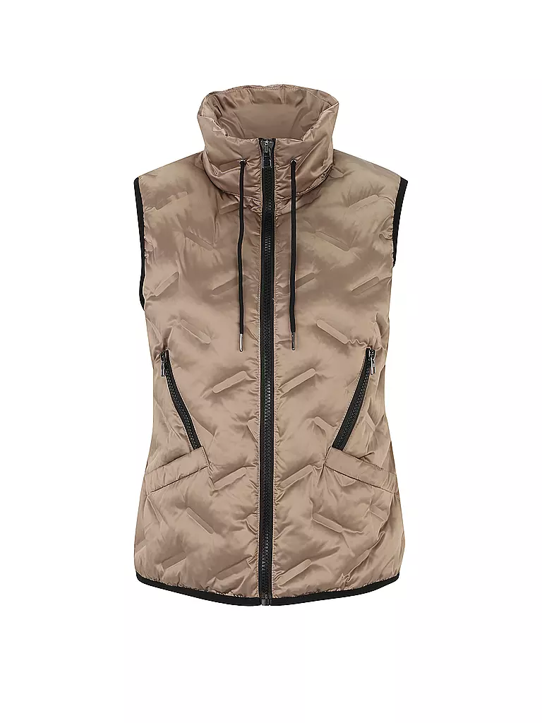 DORIS STREICH Steppgilet camel