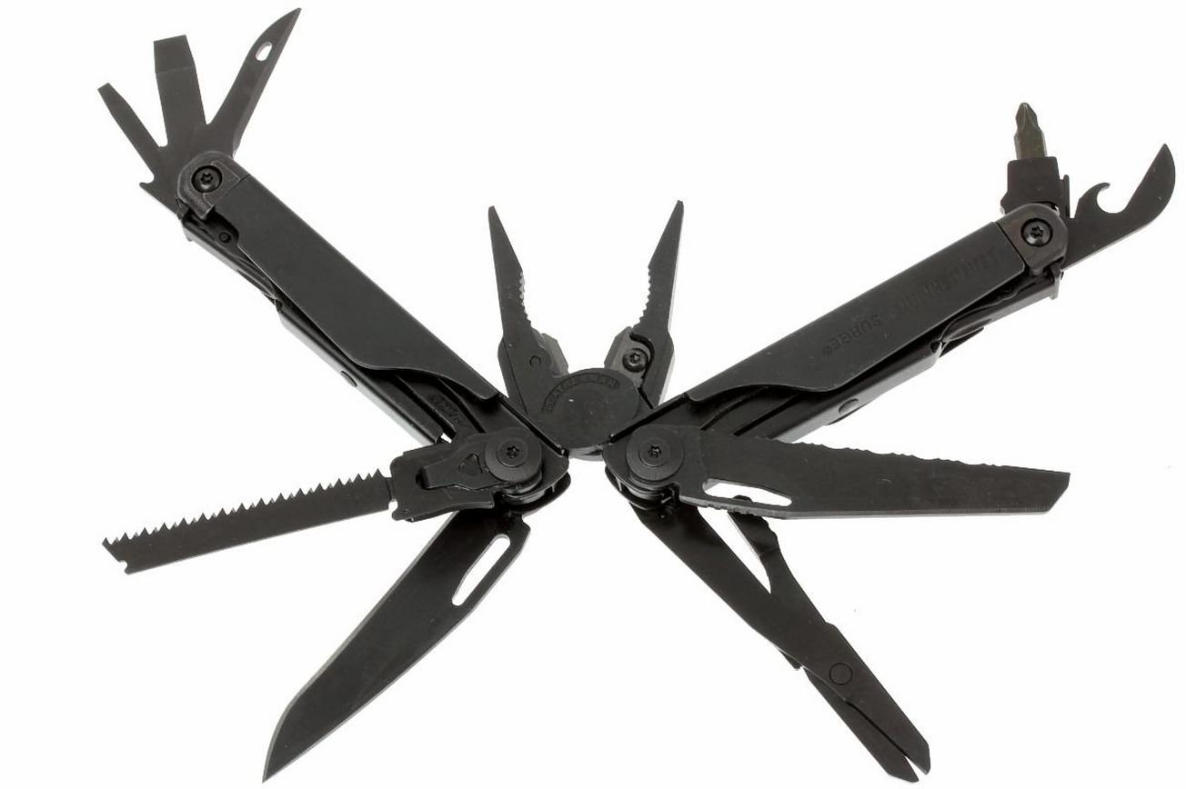 Leatherman Surge Black multitool, MOLLE-foedraal, model 2013