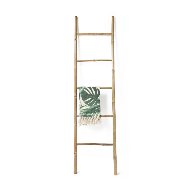 Decoratieve ladder gemaakt van bamboe. 45x170cm.