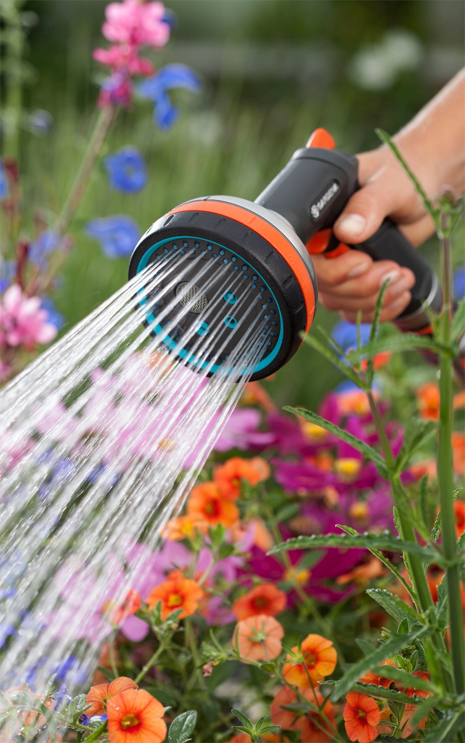 Gardena Premium Multibrause für Gartenschläuche / Schlauchtrommeln