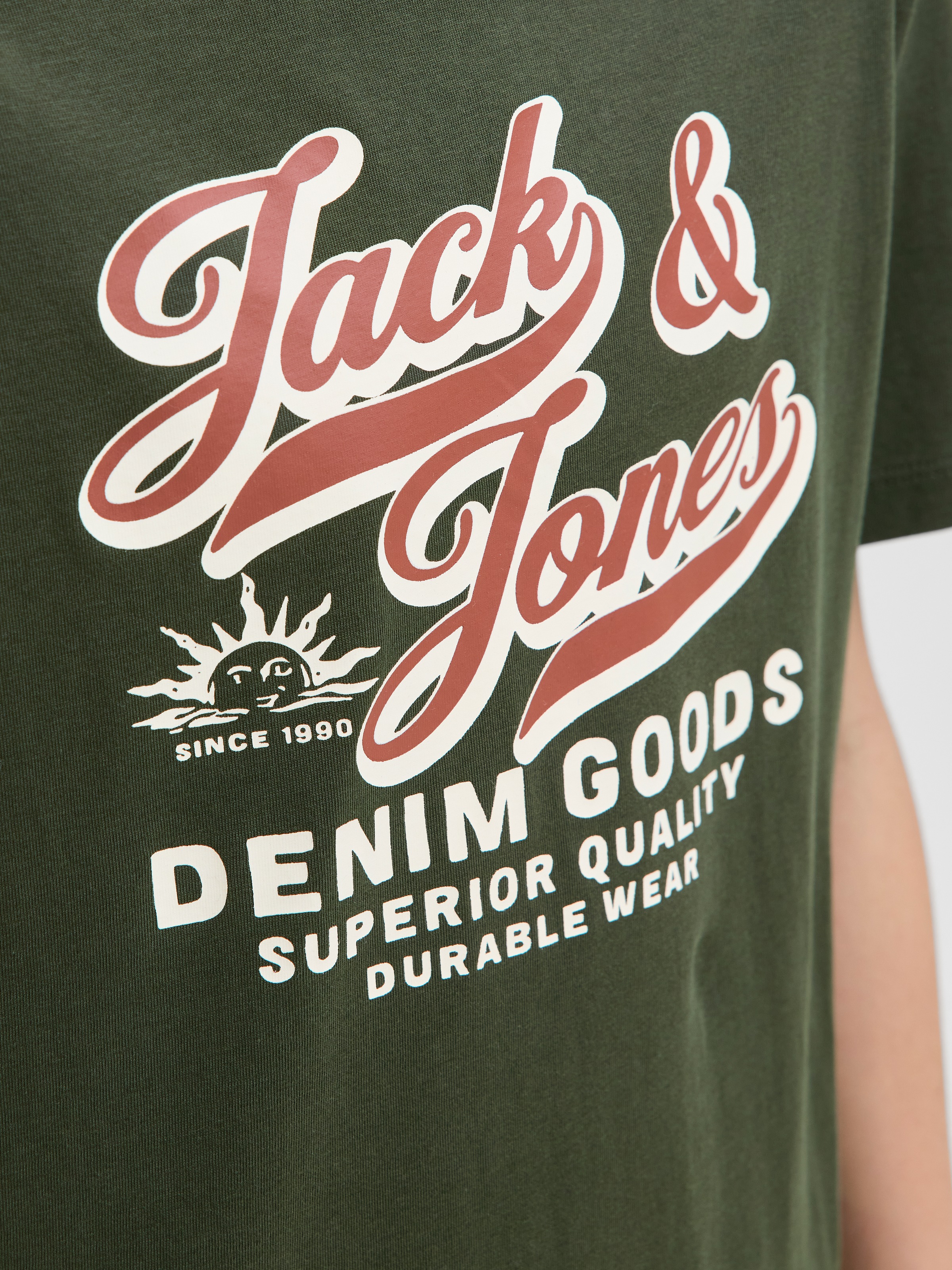 Jack & Jones Junior T-Shirt »JJELOGO TEE SS ONECK 2 COL AW25 NOOS JNR«