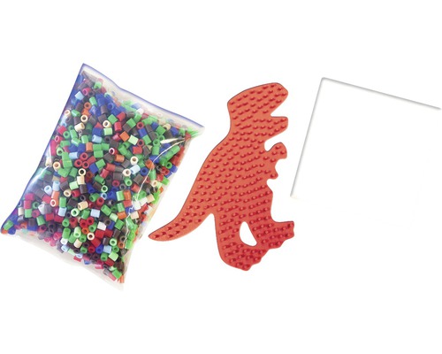 Creatieve set strijkkralen T-Rex 1200 stuks