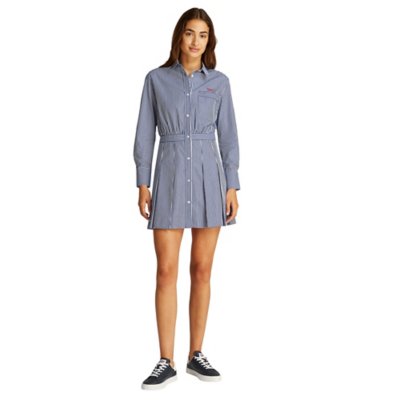Robe femme Tjw Pinstripe Poplin TOMMY HILFIGER