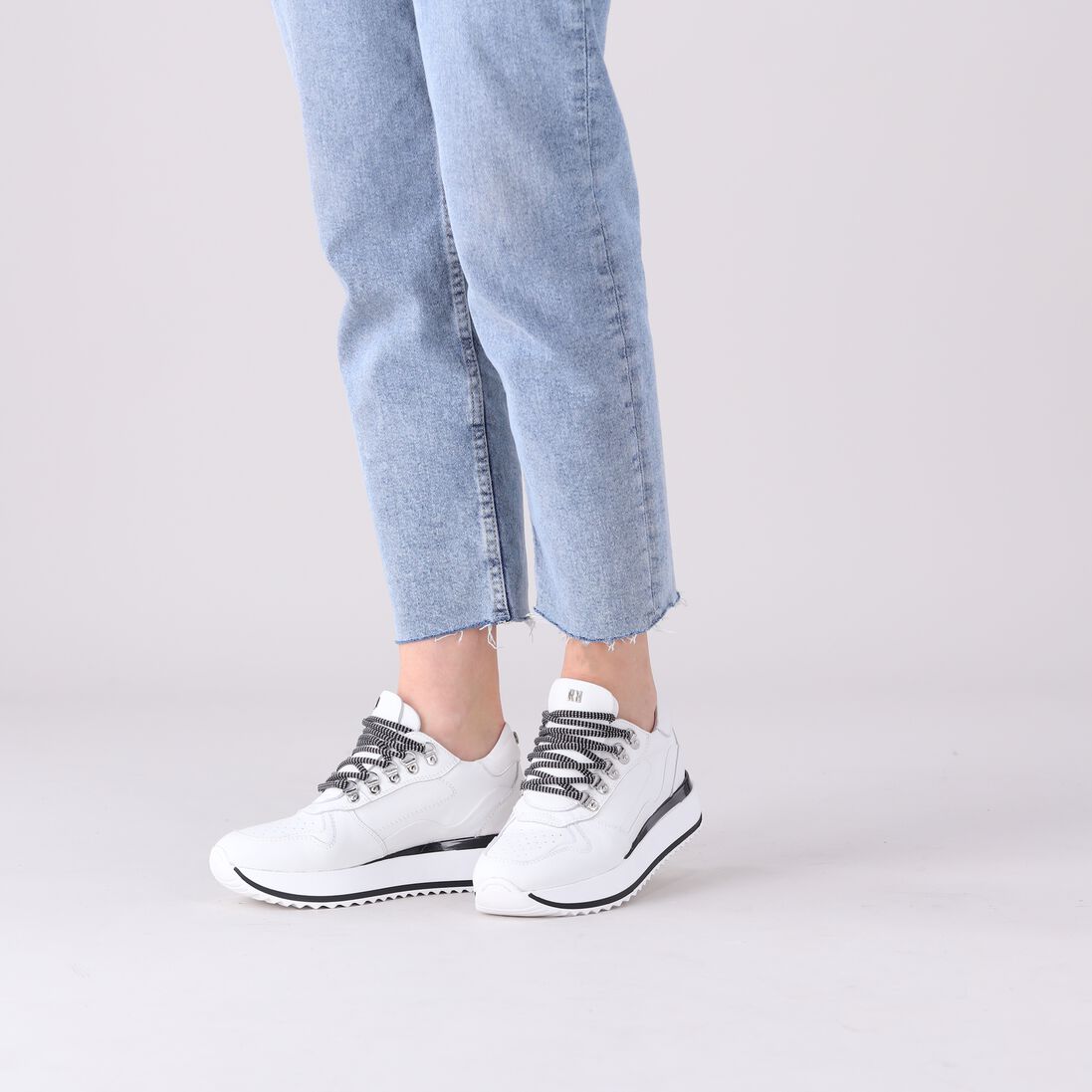 RED-RAG witte red-rag lage sneakers 78130