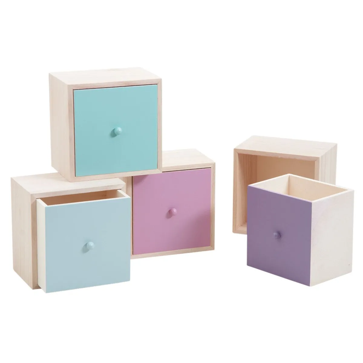 Aubry Gaspard Petit tiroir de rangement - Lot de 4