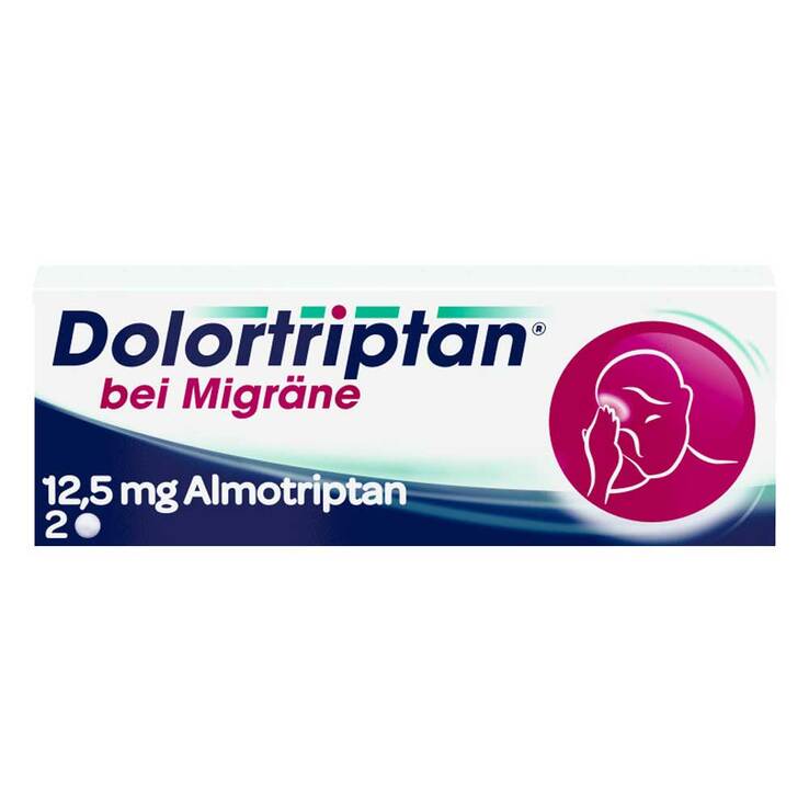 Dolortriptan bei Migräneattacken, 2 St