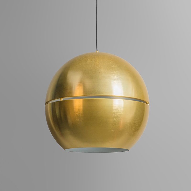 Art deco hanglamp goud bol 50cm - Slice