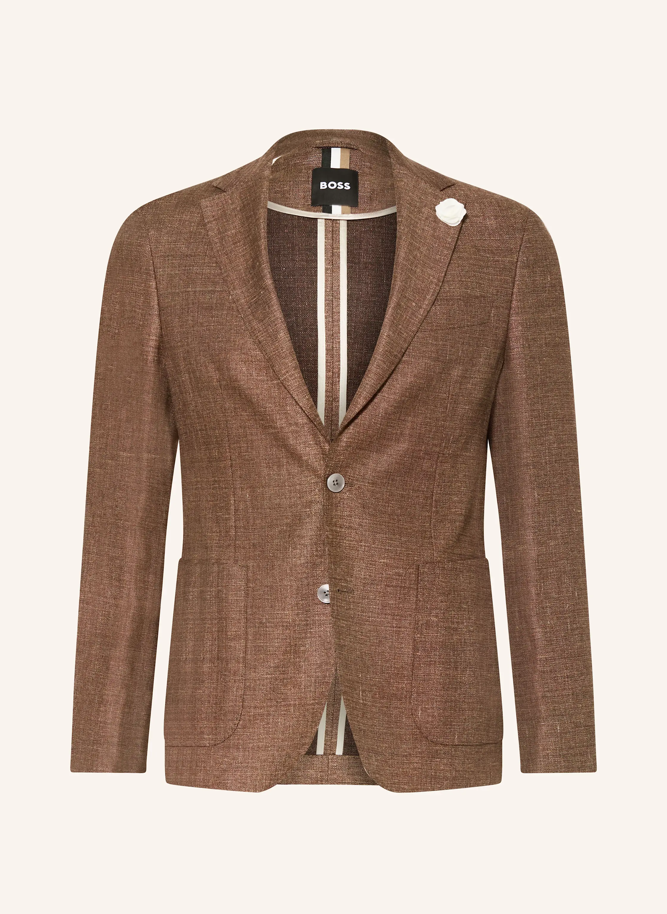 BOSS Anzugsakko HANRY Slim Fit mit Leinen