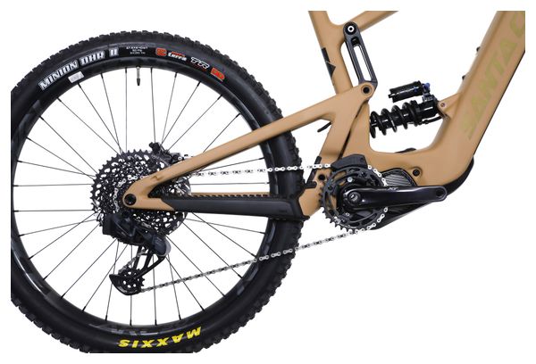 VTT Electrique Tout-Suspendu Santa Cruz Bullit 3 Coil Sram GX AXS 12V 630Wh MX (29/27.5'') Beige 2024