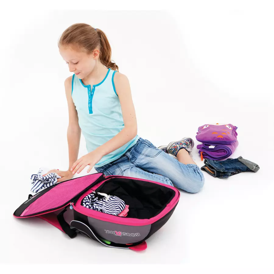 trunki BoostApak Schwarz mit Pink