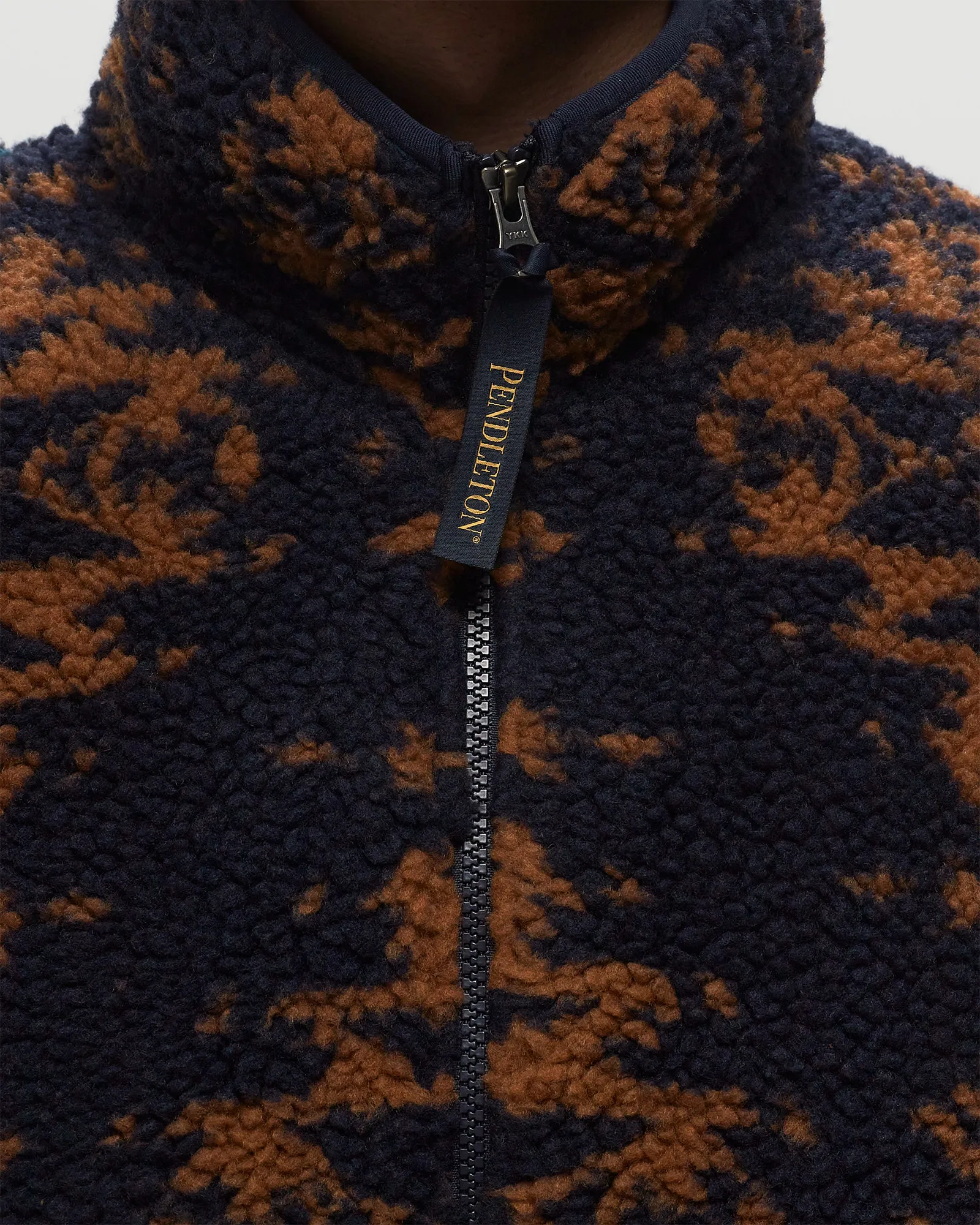 Pendleton BOA STAND BLOUSON NAVY CHAMOIS